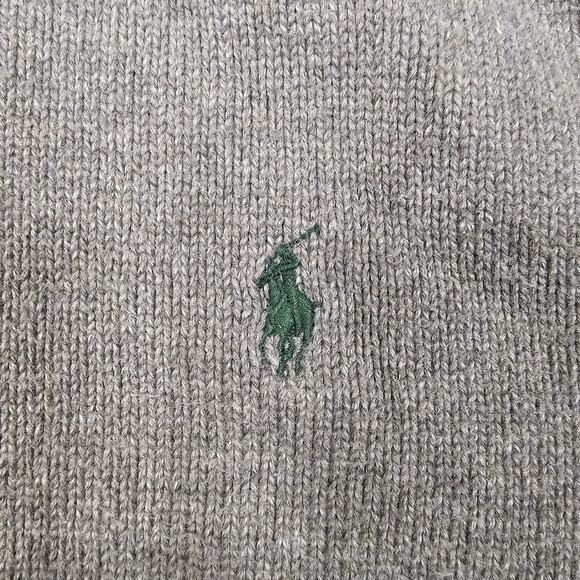 Polo Ralph Lauren Sweater XXL Gray Golf Preppy Academia Ivy League Knit Jumper - Picture 3 of 10